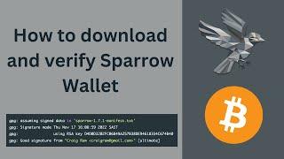 How to download and verify Sparrow Wallet