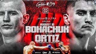 ( LIVE COMMENTARY )  ORTIZ V. BOHACHUK  IN LAS VEGAS, NV.   KQKC BOXING NETWORK PLAY BY PLAY JOIN ME