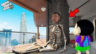 Franklin Find A Skeleton With Shinchan And Pinchan In GTA 5!