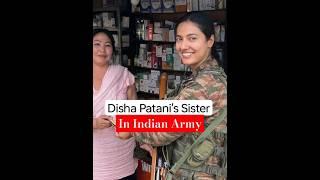 Disha Patani's Sister in Indian Army - Khushboo Patani • #Shorts