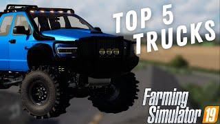 TOP 5 TRUCK MODS ON XBOX AND PLAYSTATION | Farming Simulator 19