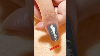 Nail art design using safety pin  |happy  new year  #nailart  #nailart2024 #shorts #reels