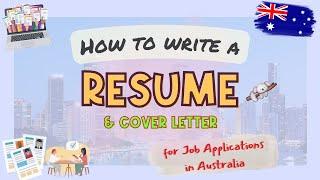 How to Write a RESUME, Cover Letter and Find Jobs in Australia as International Student | Vien Mlbnn