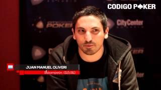 Tuesday Poker City: Juan Manuel Oliveri subcampeón