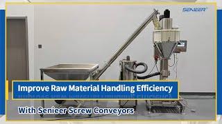 Improve Raw Material Handling Efficiency With Senieer Screw Conveyors