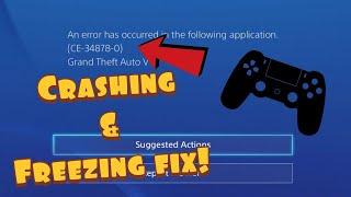 How To Fix PS4 Error CE-34878-0 - PS4 Crashing And Freezing Fix (Easy Method)