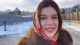 Russian winter and my sable fur coat: day off, cooking and art VLOG