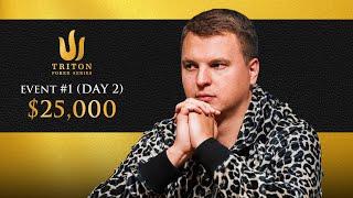 Triton Poker Series London 2023 - Event #1 $25k NLH GGMillion$ Live - Day 2