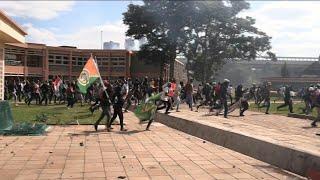 Kenya protesters breach parliament barricade, enter compound | AFP