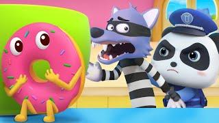 Big Bad Wolf and Donuts | Learn Colors,  Colors Song | Nursery Rhymes | Kids Songs | BabyBus