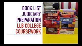 Book List for Judiciary preparation | LLB Semester | Constitution | CPC | CrPc | Evidence LLBx