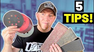 Make SANDPAPER Last Longer! (5 TIPS + HACKS To Save Money On Sandpaper)