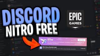 How to get discord nitro for free using epic games #shorts