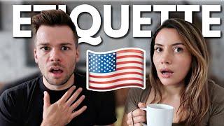  AMERICAN Etiquette That BRITS People Don't Understand! 