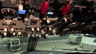 Boeing 737 Max Cold and Dark startup (ASMR)