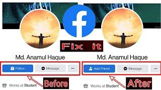 how to remove follow button on facebook
