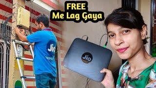 Mera new wifi JIO Fiber | Finally laga liya | Free Installation 