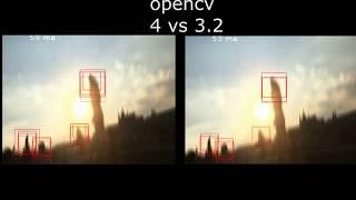 opencv 4 vs opencv 3.2 head detection comparison, tutorial and code