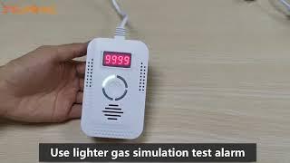 How To Test Home security CO Gas Sensor Carbon Monoxide Alarm Detector ?