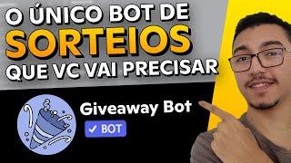 Como fazer SORTEIOS no DISCORD com o GIVEAWAY BOT