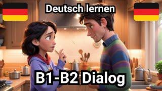 Deutsch lernen mit Dialogen | Deutsch B1-B2 | Hausarbeit | German conversation | Dialog