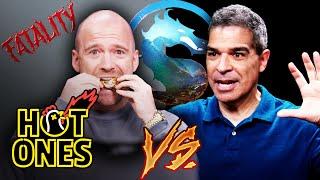 Mortal Kombat Co-Creator Ed Boon Feels Toasty While Eating Spicy Wings | Hot Ones