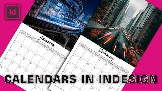 Design a Wall Calendar in InDesign in just 11 minutes