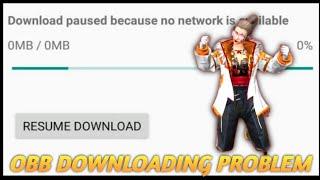 Resources File downloading problem in free fire solved | how to set obb file in free fire.