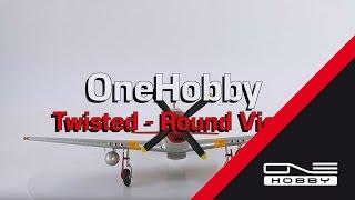 OneHobby Twisted - Round View - FMS P-51D Mustang Red Tail PNP 800mm