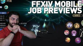 FFXIV Mobile - Character Creator and Job Previews