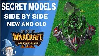Secret Models Comparison (Reforged vs Classic) | Warcraft 3 Reforged Beta