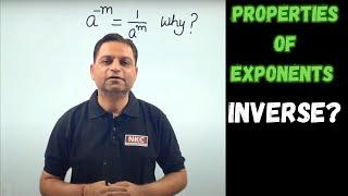 Properties of Exponents | Inverse | Why is happen? | Concept Clarification | by NK Sir