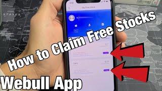 How to Redeem/Claim Free Stocks on Webull App