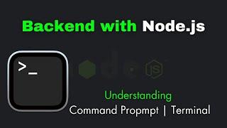 CodeBlock's Backend Development | CMD and Terminal #backend #nodejs