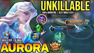 AURORA BEST BUILD 2024 | BUILD TOP GLOBAL AURORA GAMEPLAY | MOBILE LEGENDS