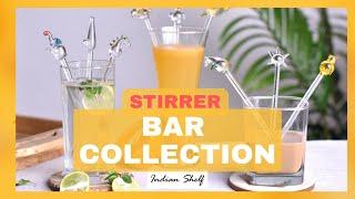 Swizzle Stick Collection 2023 | Unique Glass Stirrers