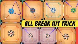 Carrom Pool All Break Hit Trick | Carrom Pool Rasel