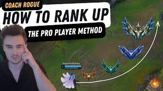 THE BEST Way To IMPROVE IN LEAGUE - THE PRO PLAYER METHOD - Play Like A Pro
