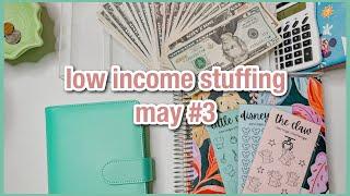 cash envelope stuffing | may #3 | low income budget | sinking funds & savings challenges