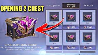 OPENING 2 STARLIGHT SKIN CHEST | MOBILE LEGENDS FREE SKIN