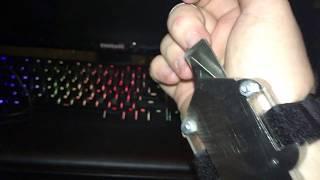 Showing off Assassin's Creed Hidden blade I bought on eBay. (Link in description)