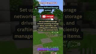 Refined Storage Tips | Utilize Refined Storage Systems