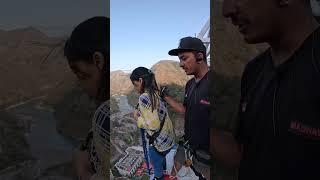 live accident  bungee jumping|girl bungee jumping| #ytshorts #viralshort #bungeejumping #trending