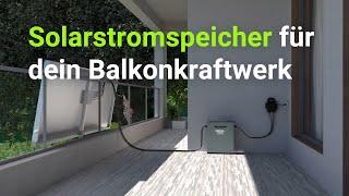 Erweitere dein Balkonkraftwerk: Solarstromspeicher SPS 2155 von XORO SOLAR