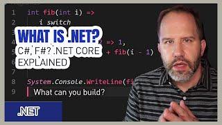 What is .NET? What's C# and F#? What's the .NET Ecosystem? .NET Core Explained, what can .NET build?