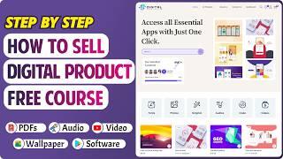 How to Make a FREE Digital Downloadable Products Selling eCommerce Website with WordPress