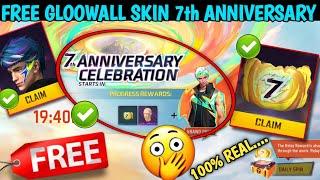 7th Anniversary Gloowall Skin Kaise Milega ? New Event 7th Anniversary Gloowall Skin Kaise le Skin ?