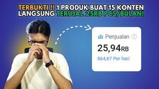 TEHNIK INI EMANG GOKIL! CUMAN ANDELIN 1 PRODUK BISA CUAN BANGET DARI TIKTOK AFFILIATE