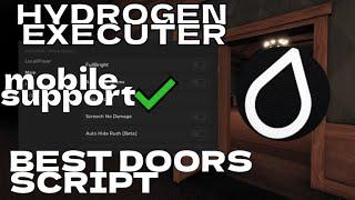 HYDROGEN NEW DOORS MOBILE SCRIPT KING HUB ESP, SPEED, AND AUTO SKIP ROOM!