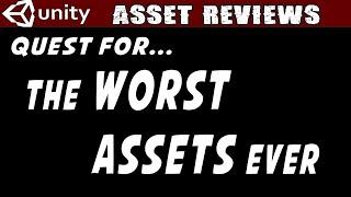 Unity Asset Reviews - Quest for the WORST ASSETS - Part 1